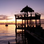 Sunset on Utila