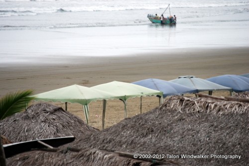 Cool beach town of Olon