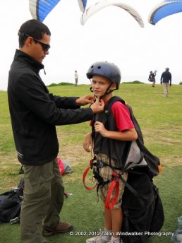 Ready for parasailing in Peru