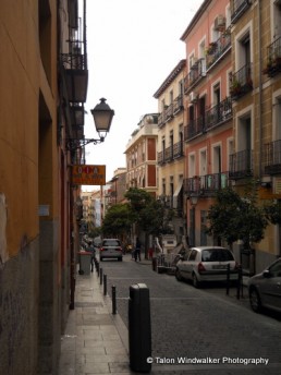 Our street in Madrid