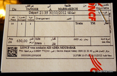 Marrakech Express overnight train