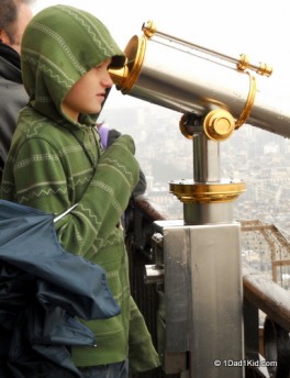 Tigger on the Eiffel Tower