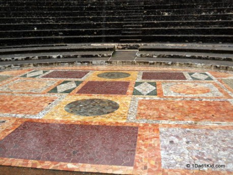 The floor of the Odeon