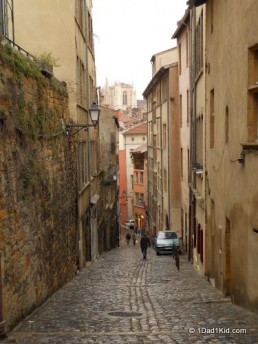 The walk back down