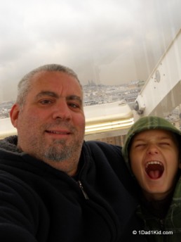 Tigger & I in the ferris wheel