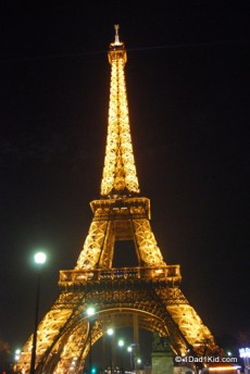 Eiffel Tower at night