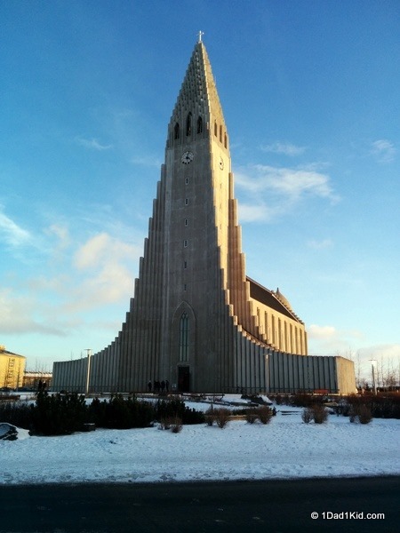 driving in iceland, cathedral, church